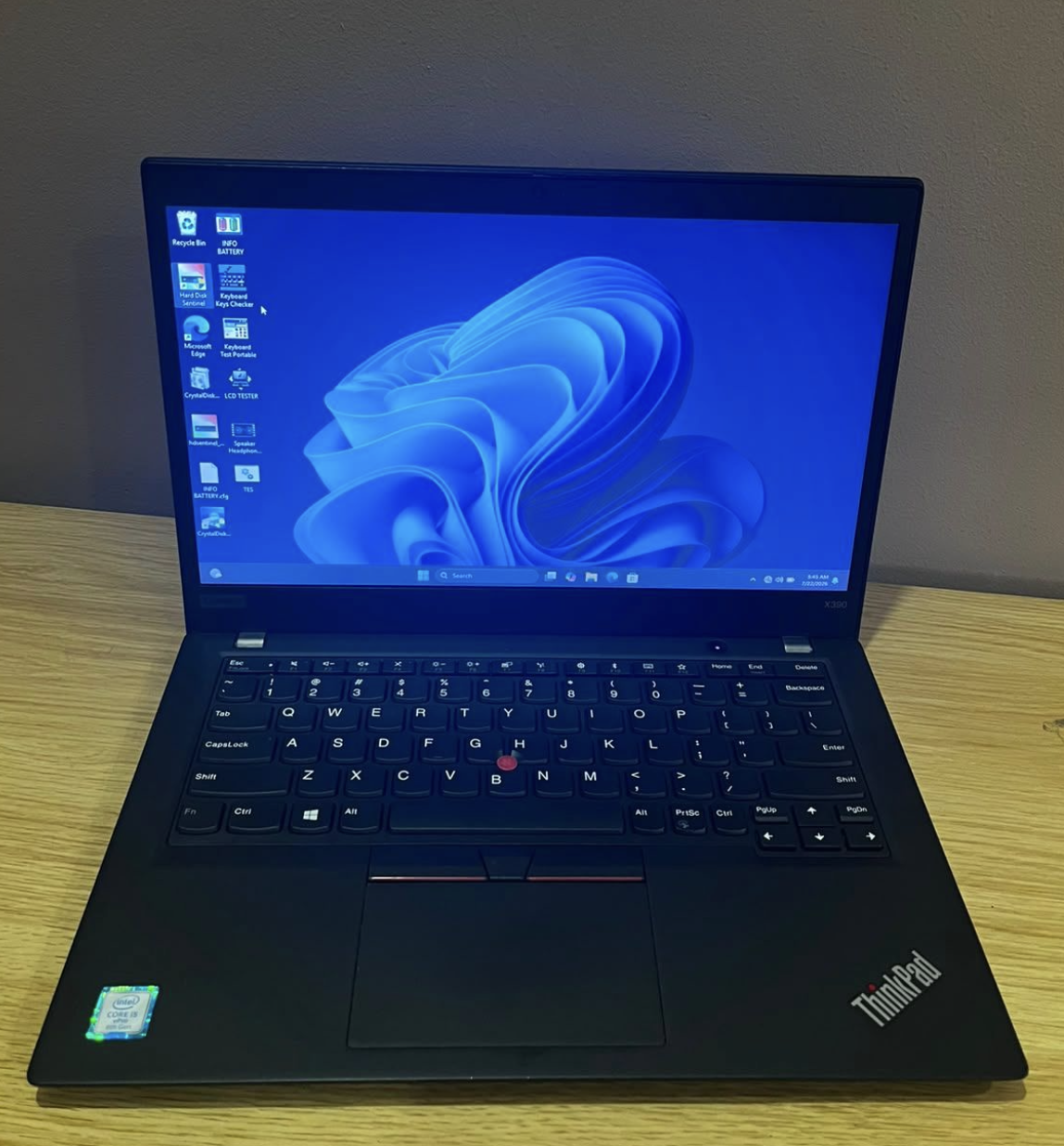Lenovo Thinkpad X390 Core i5 Gen 8